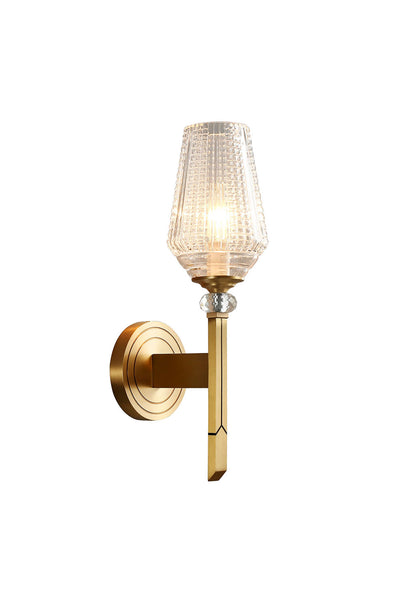 Orrefors Brass Wall Lamp - SamuLighting