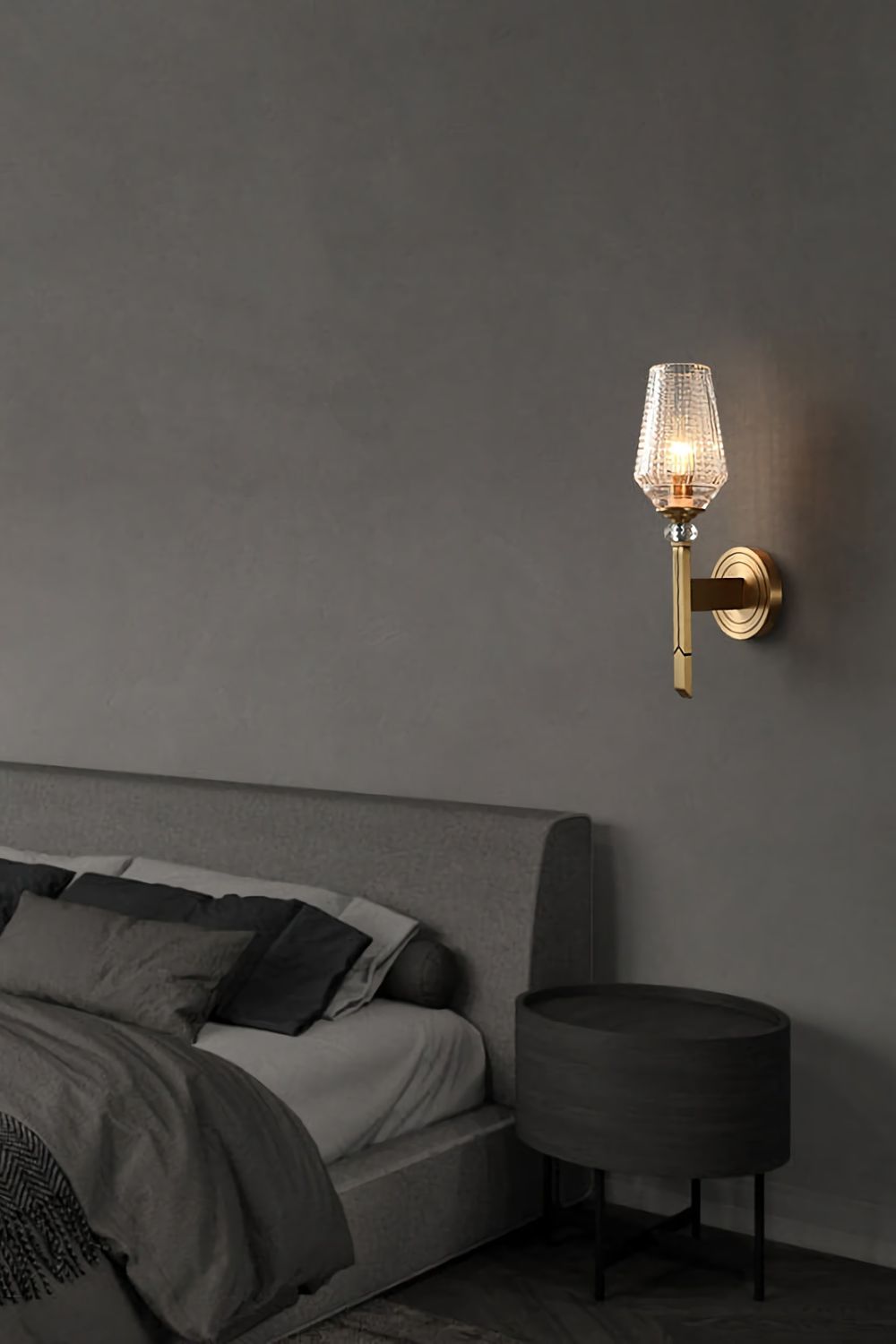 Orrefors Brass Wall Lamp - SamuLighting