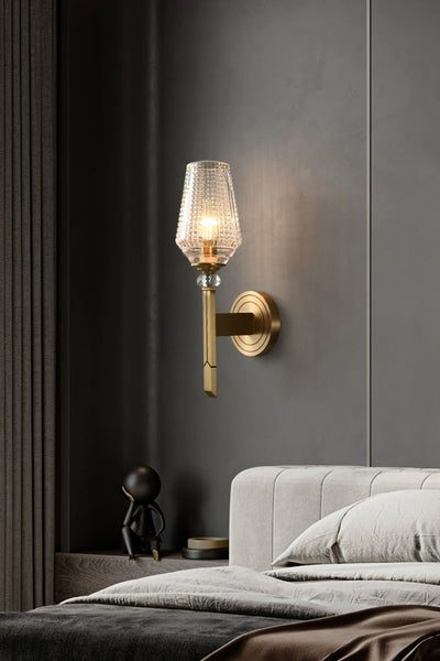 Orrefors Brass Wall Lamp - SamuLighting