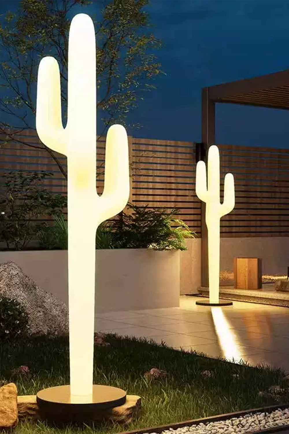 Outdoor Cactus Floor Lamp