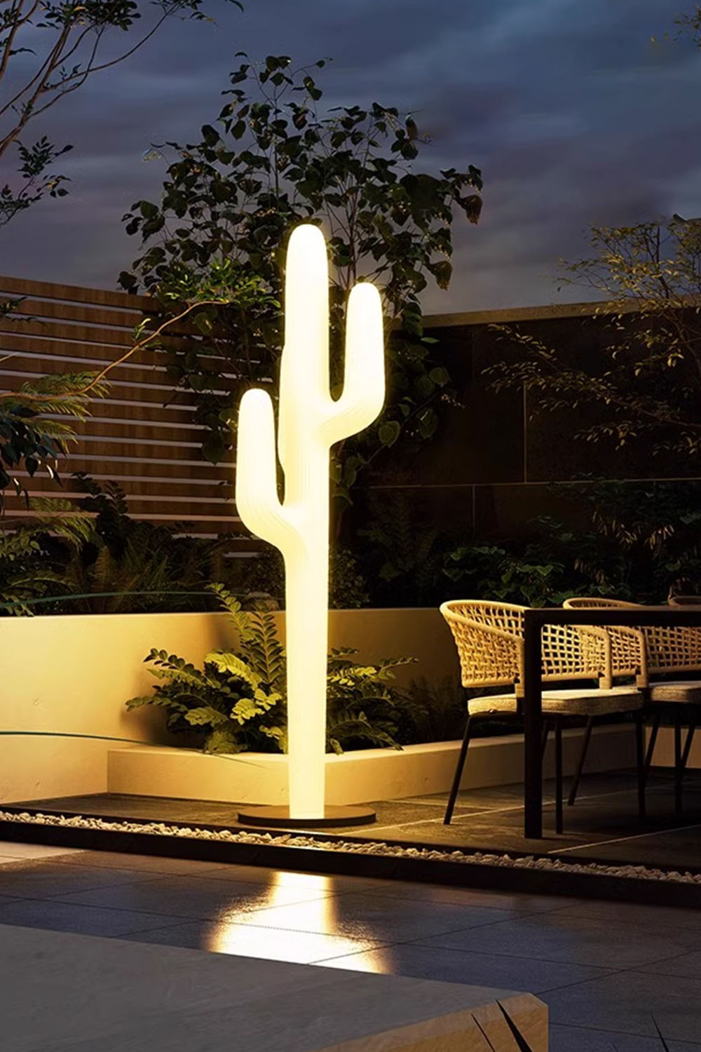 Outdoor Cactus Floor Lamp