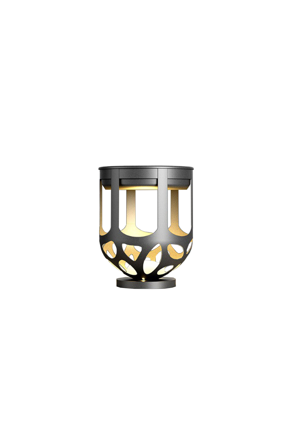 Outdoor Flower Stand Lamp