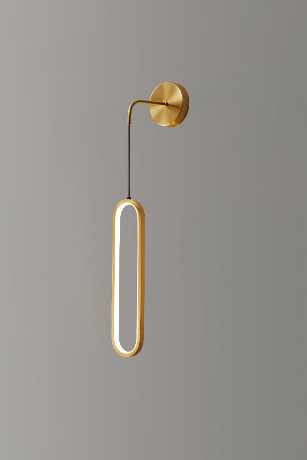 Oval LED Brass Wall Lamp - SamuLighting