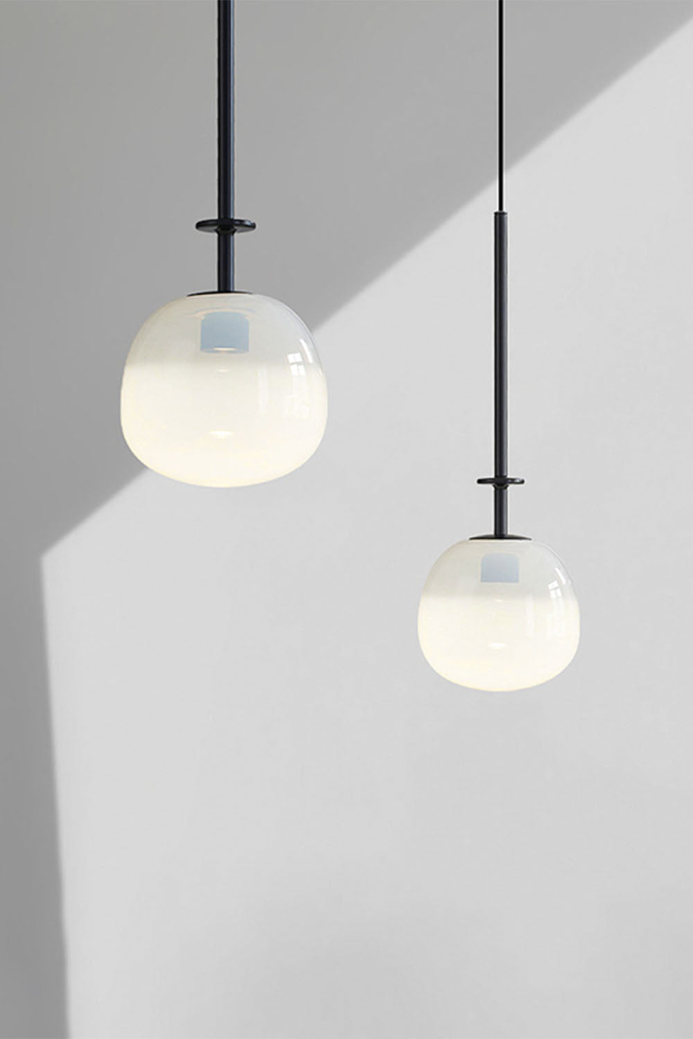 Oval Crystal Pendant Light