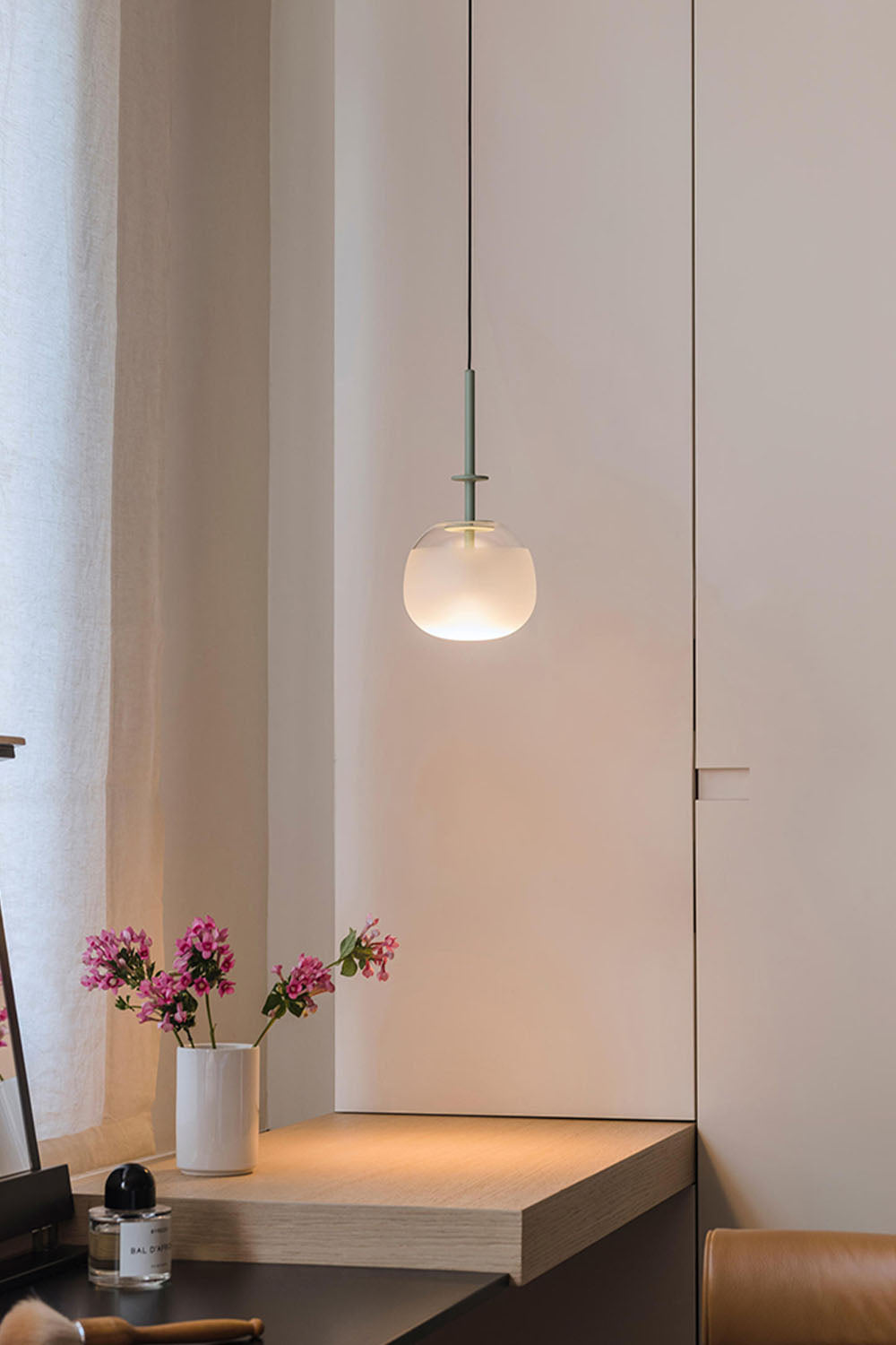 Oval Crystal Pendant Light