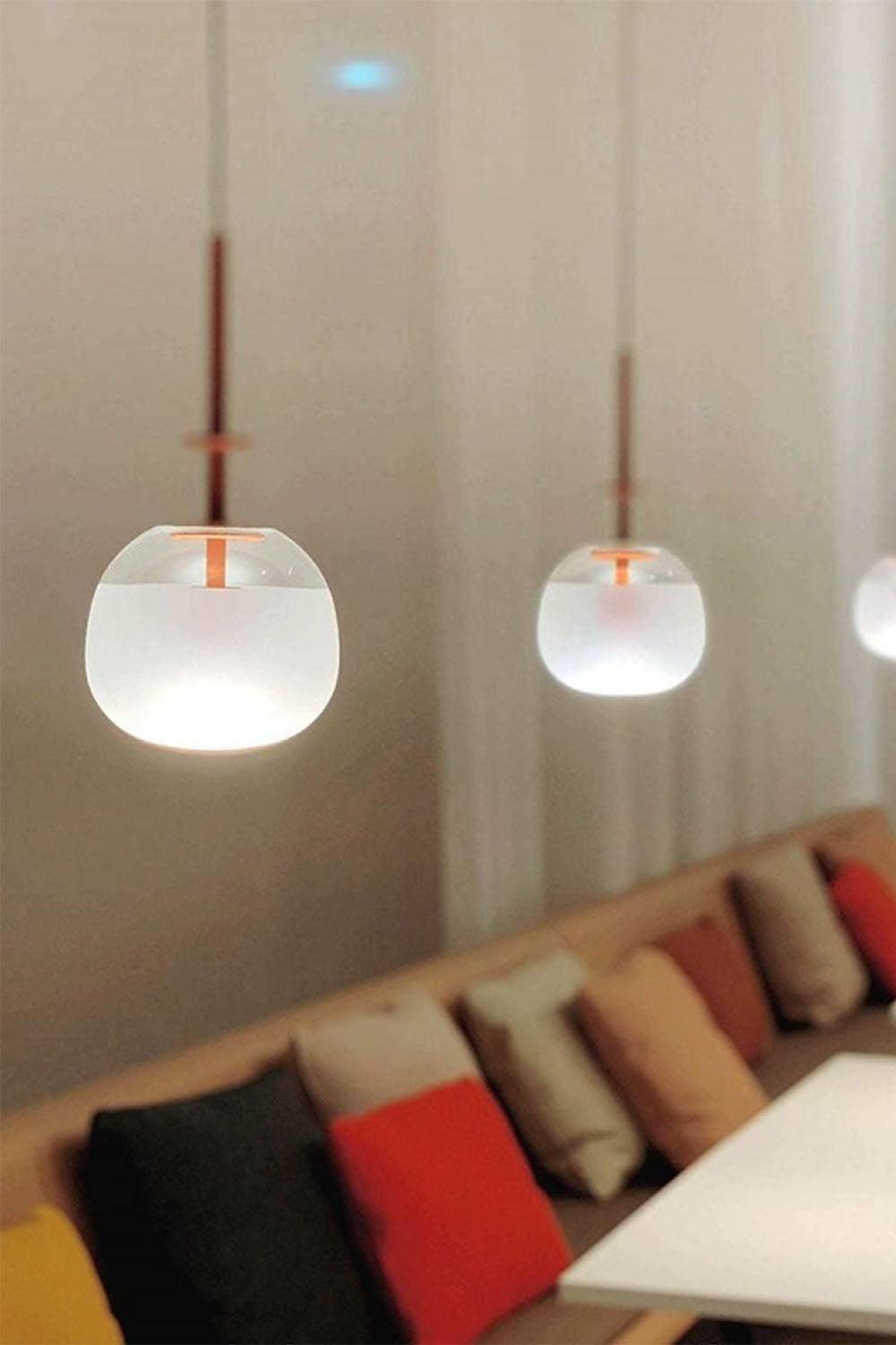 Oval Crystal Pendant Light
