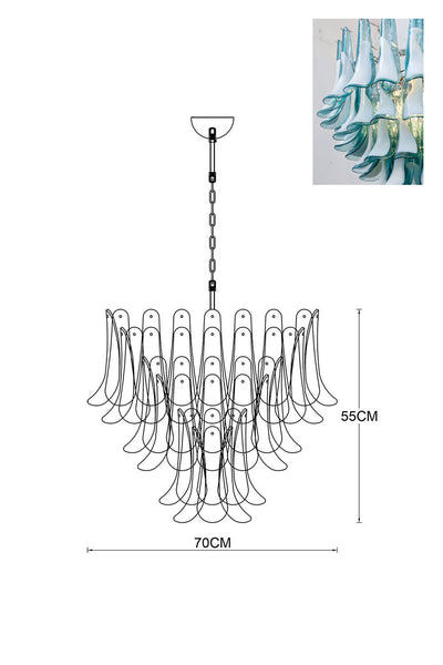 Murano Petals Chandelier