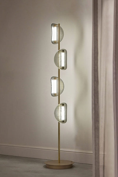 Paolo Castelli Manta Amber Floor Lamp