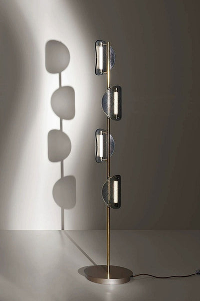 Paolo Castelli Manta Amber Floor Lamp