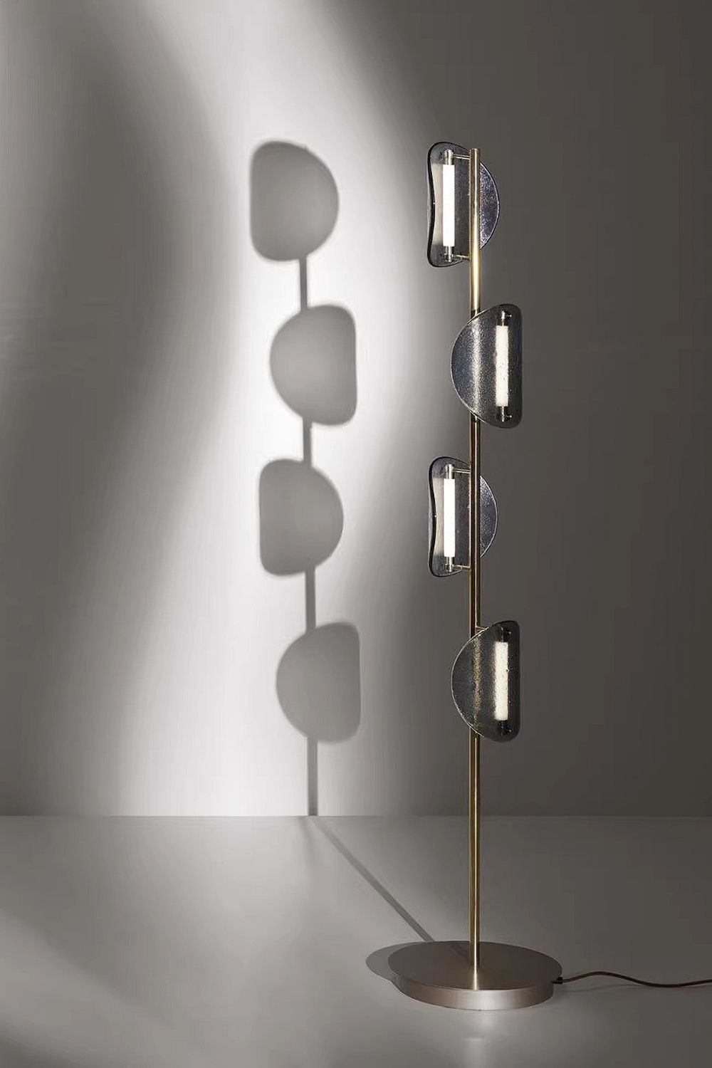 Paolo Castelli Manta Amber Floor Lamp