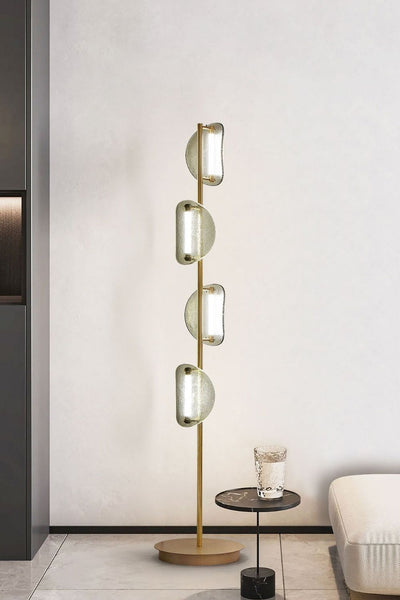 Paolo Castelli Manta Amber Floor Lamp