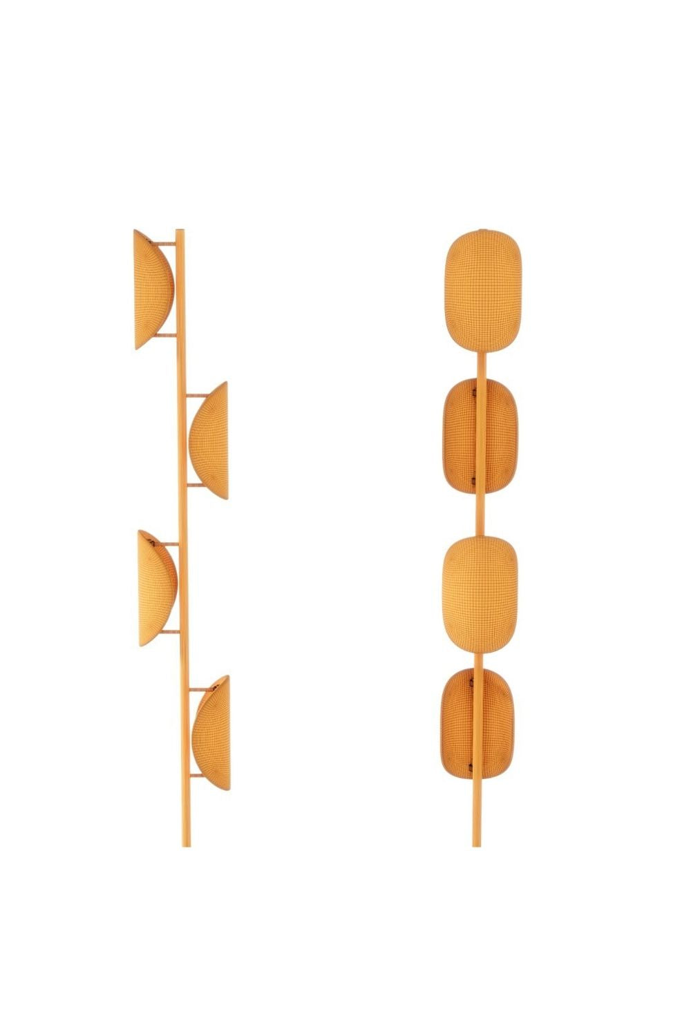 Paolo Castelli Manta Amber Floor Lamp