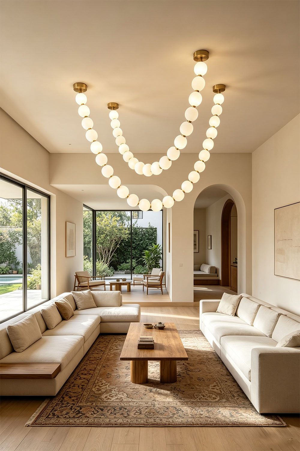 Pearl Necklace Chandelier