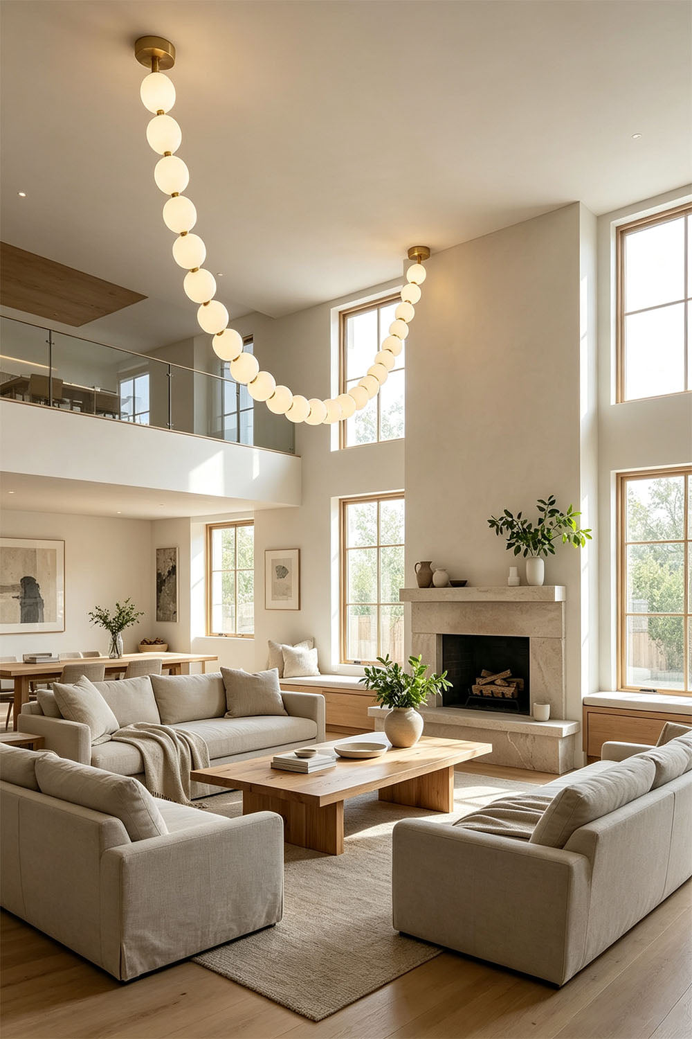Pearl Necklace Chandelier
