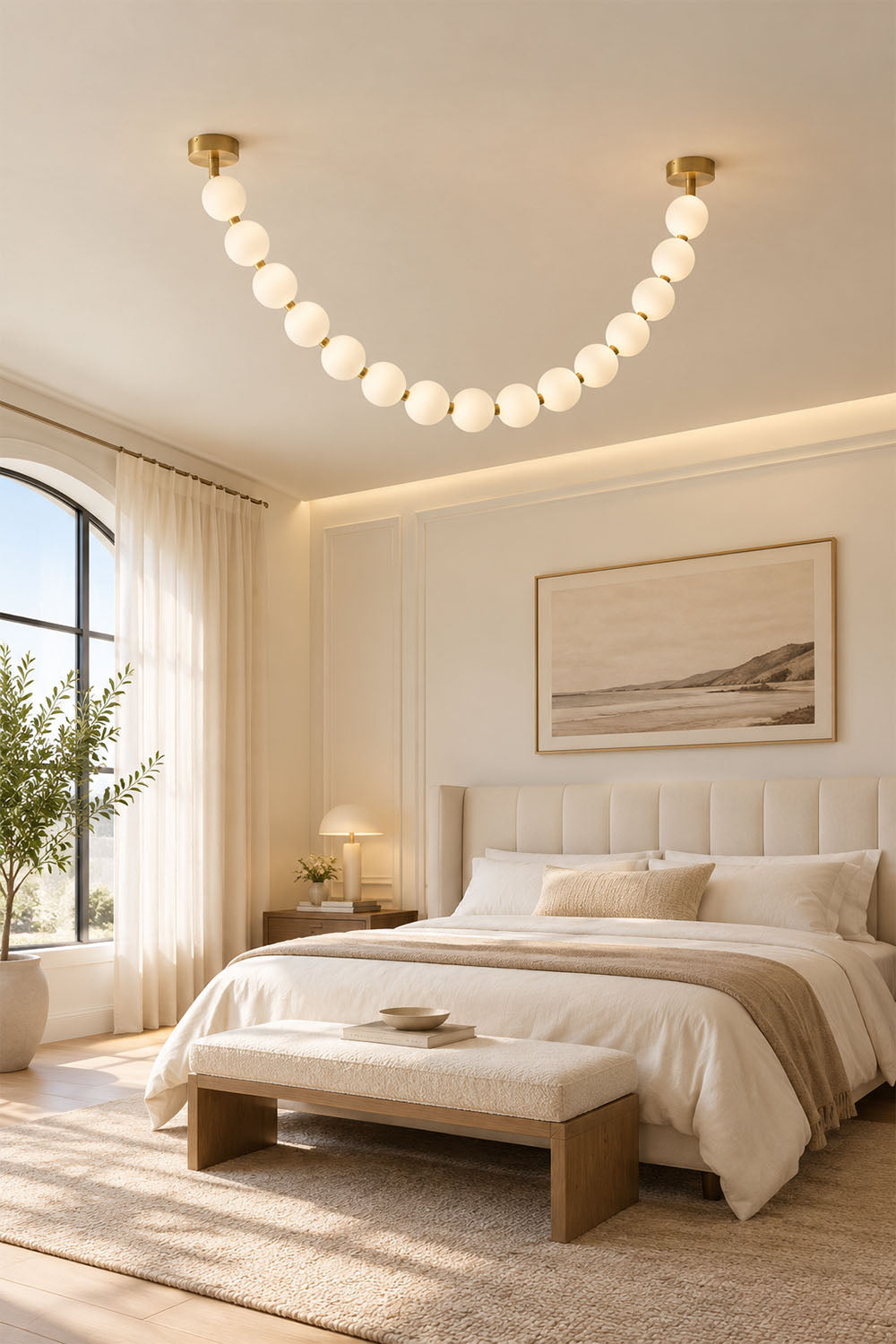 Pearl Necklace Chandelier