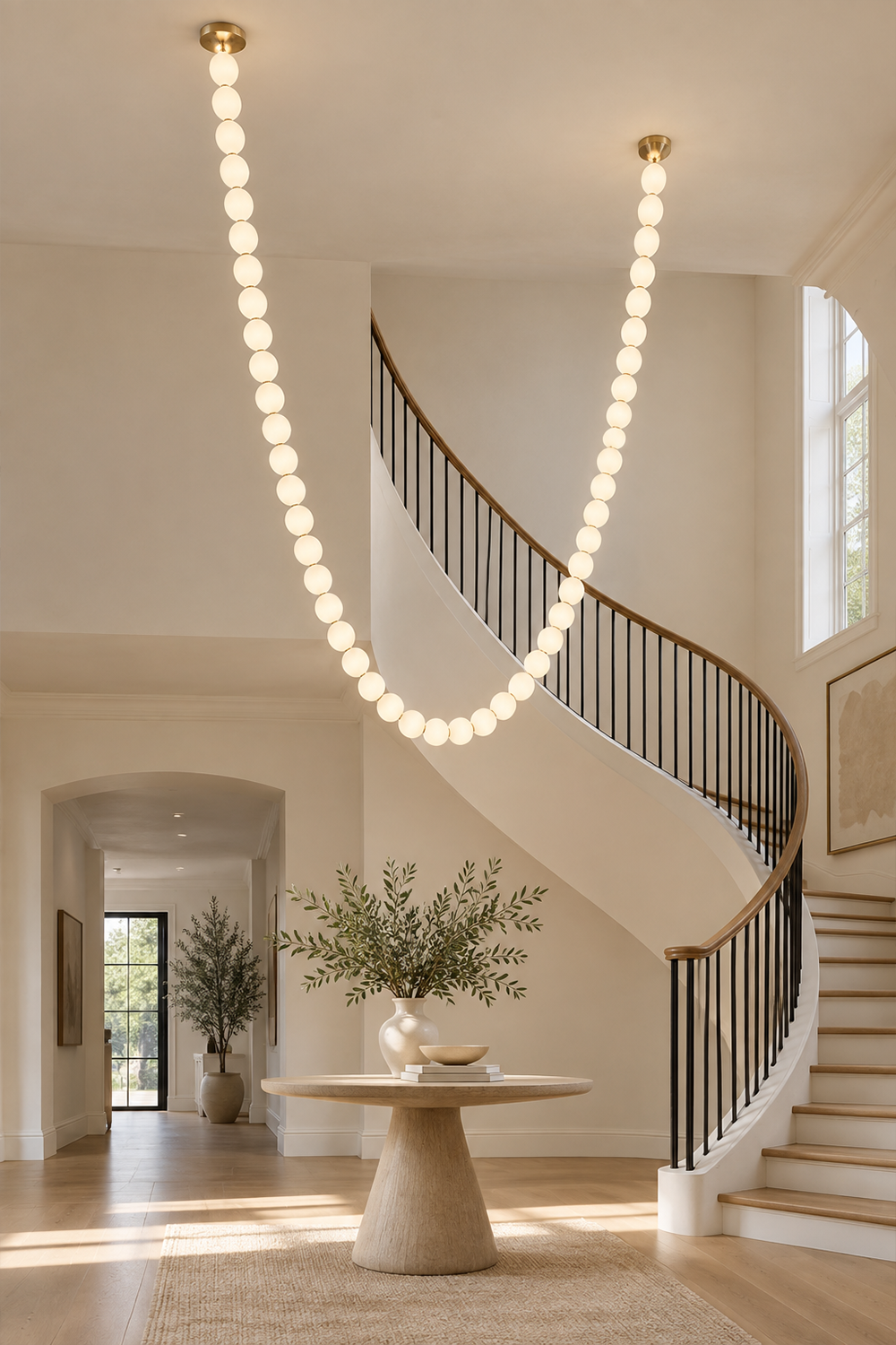 Pearl Necklace Chandelier