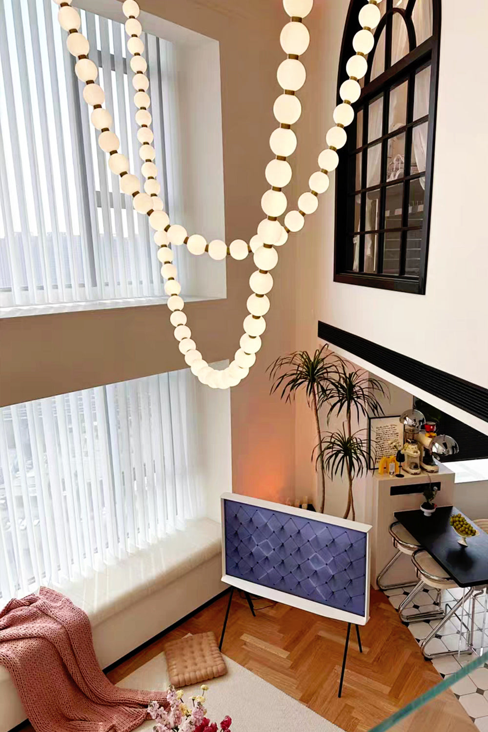 Pearl Necklace Chandelier