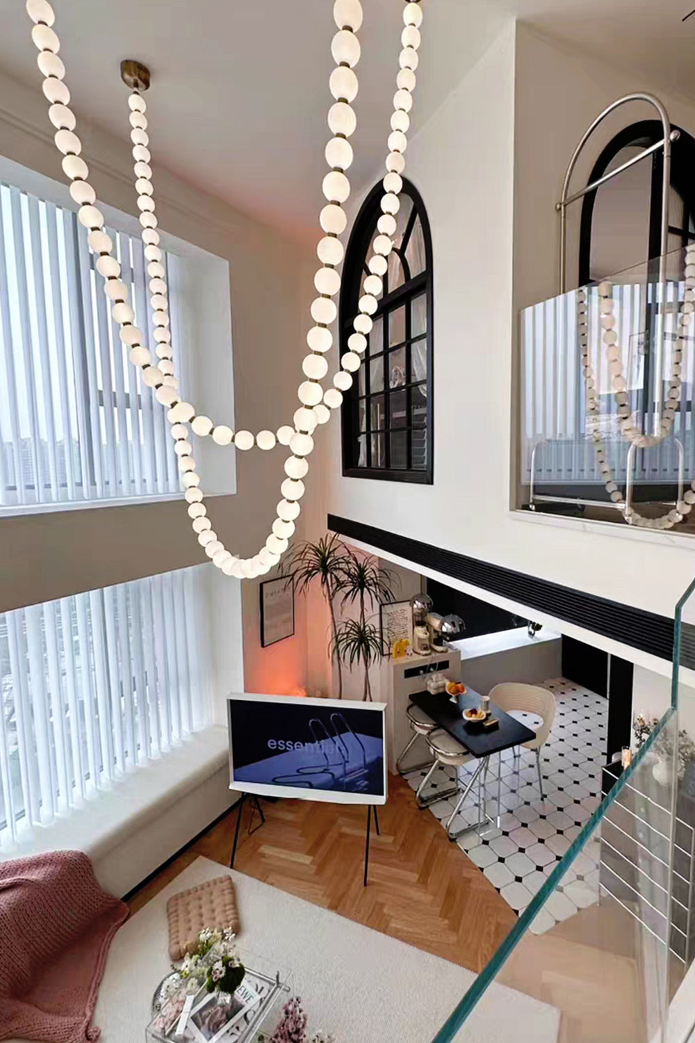 Pearl Necklace Chandelier