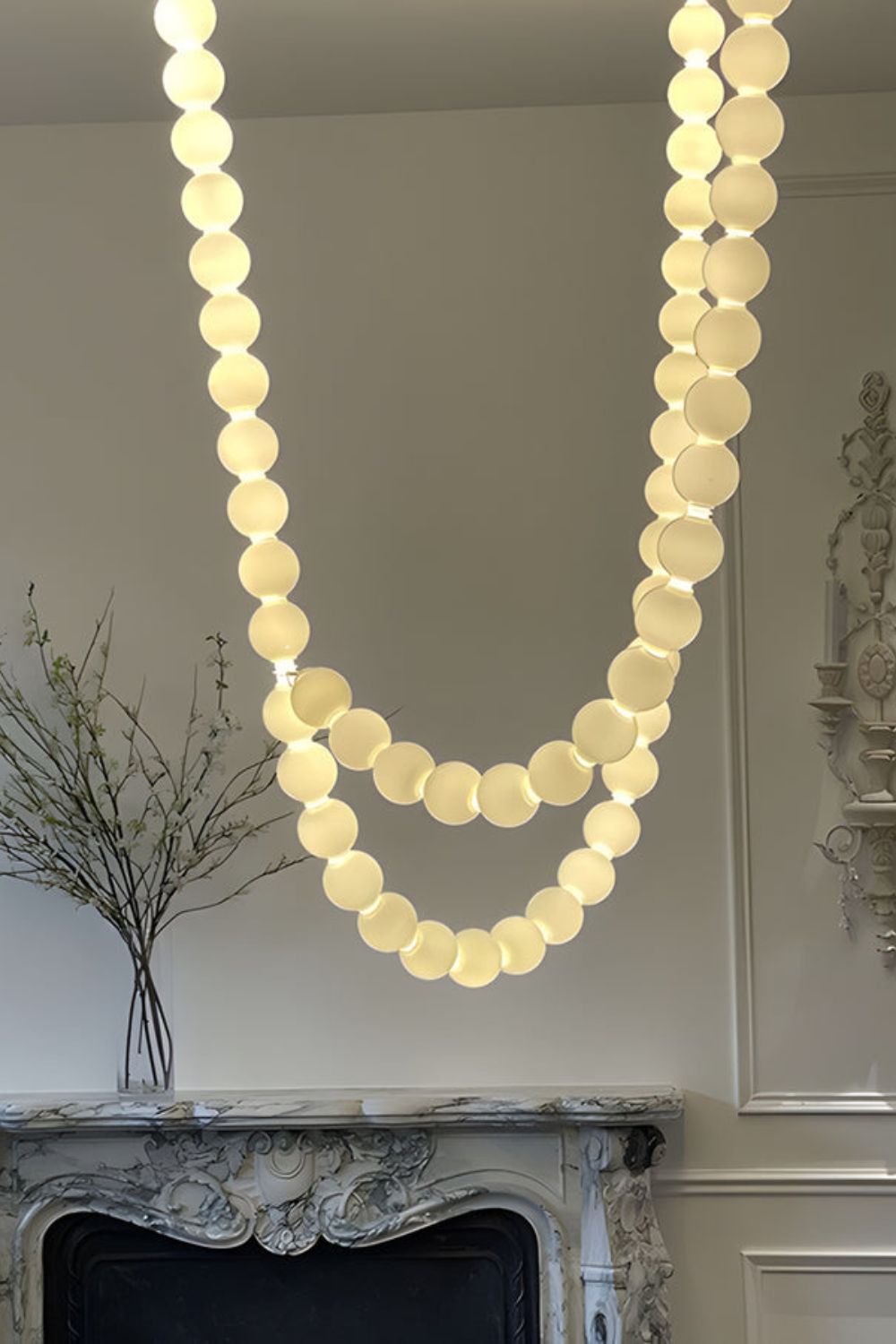 Pearl Necklace Chandelier 12cm