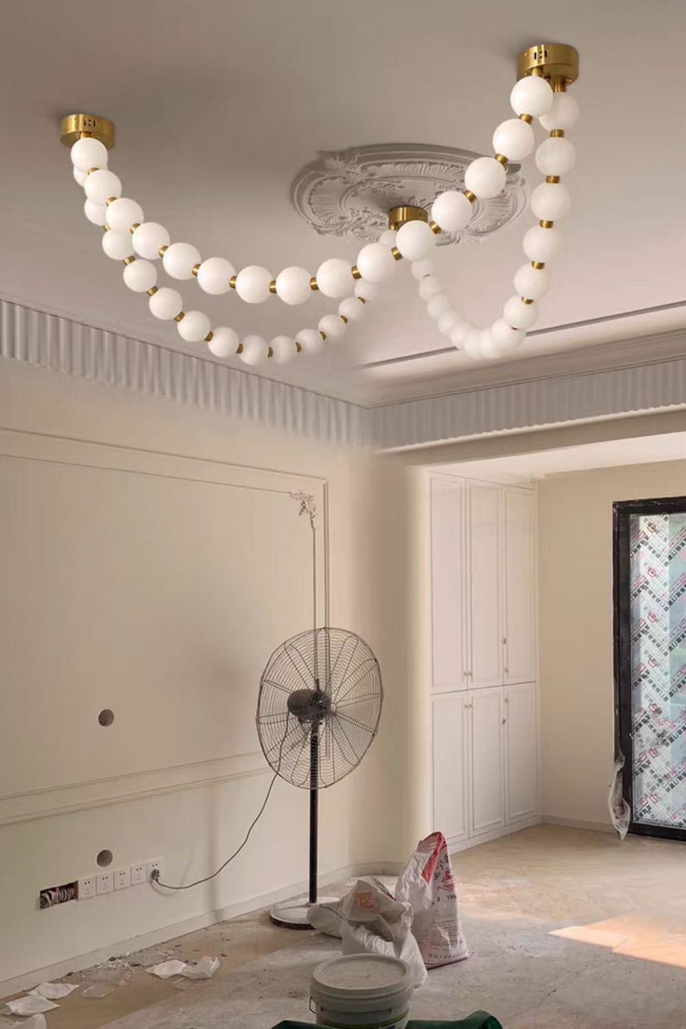 Pearl Necklace Chandelier