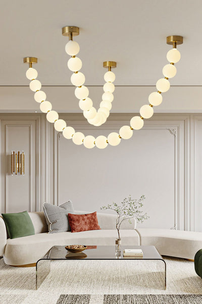 Pearl Necklace Chandelier