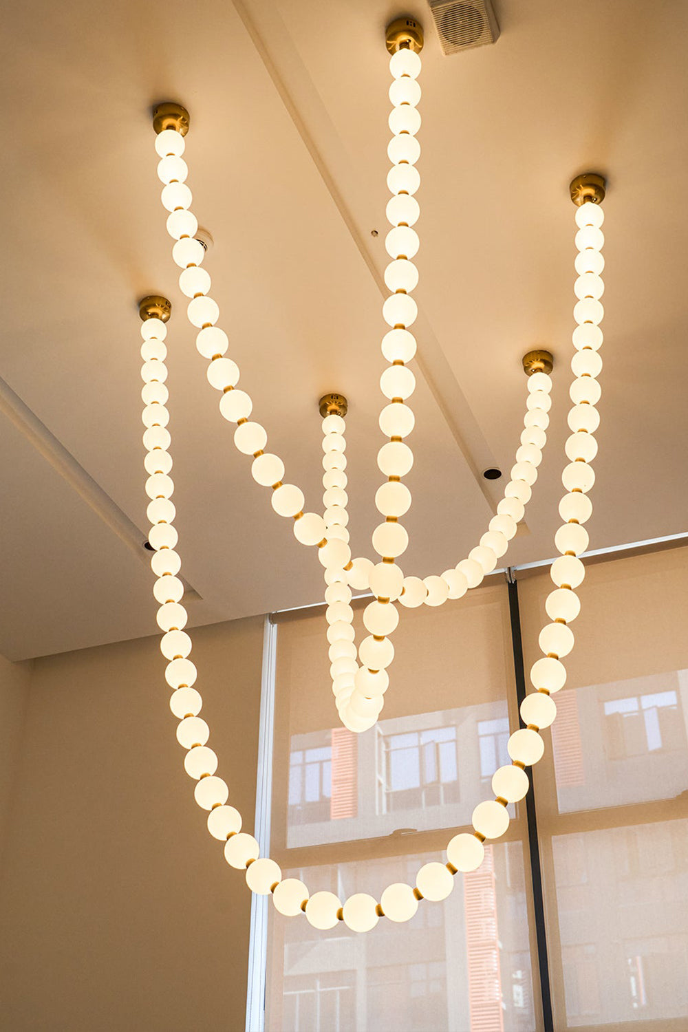 Pearl Necklace Chandelier