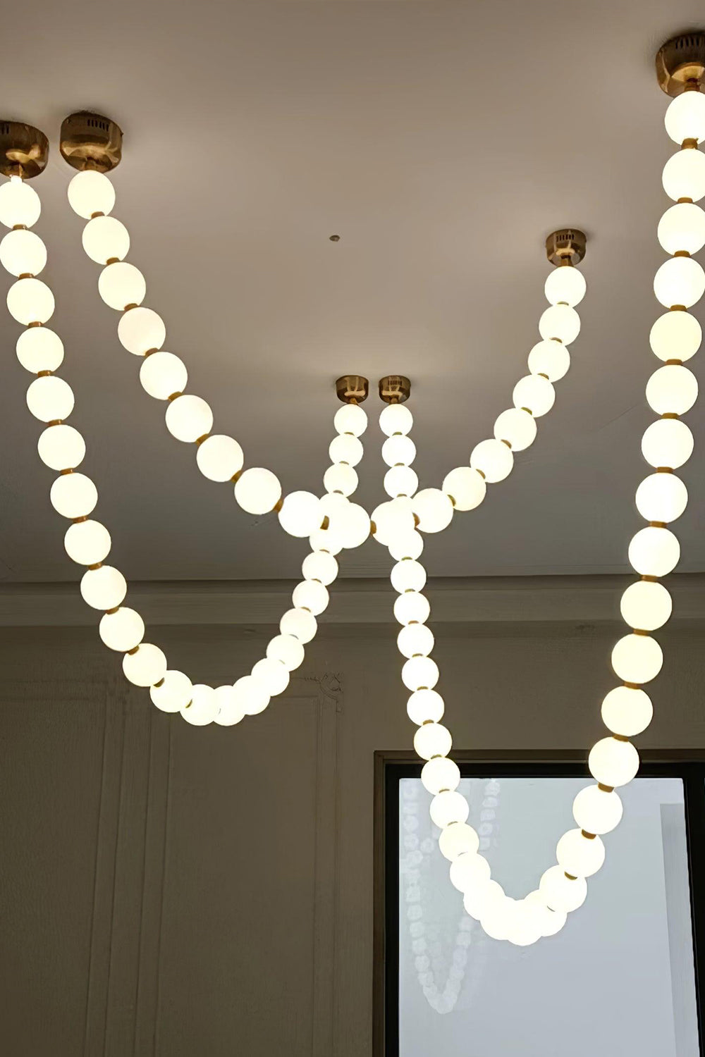 Pearl Necklace Chandelier