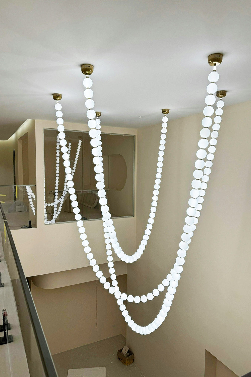 Pearl Necklace Chandelier