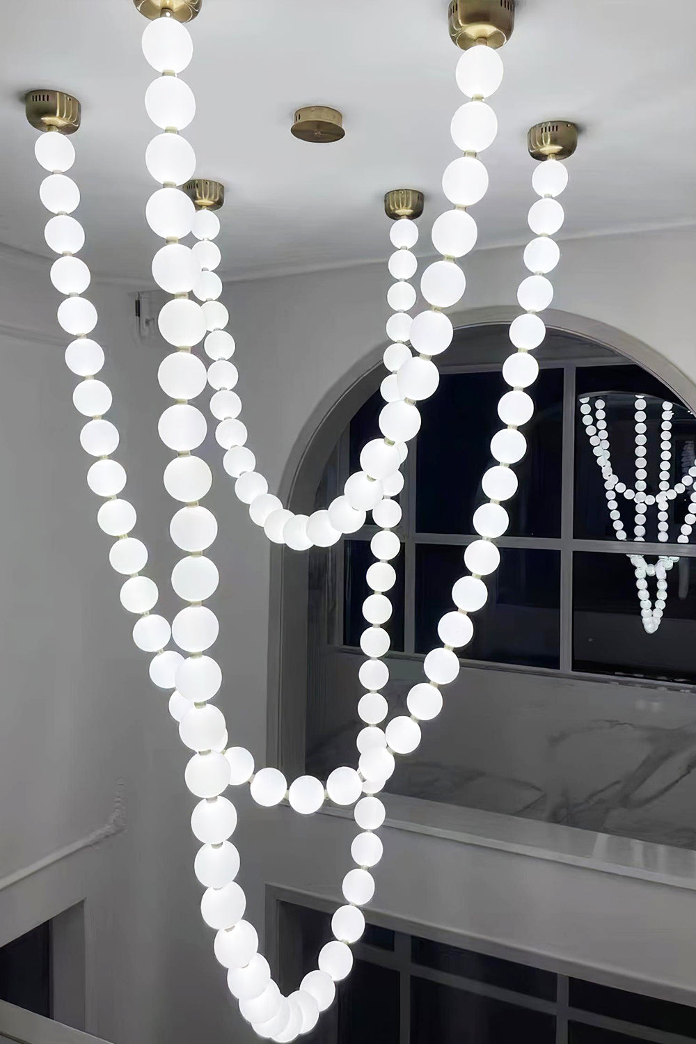 Pearl Necklace Chandelier