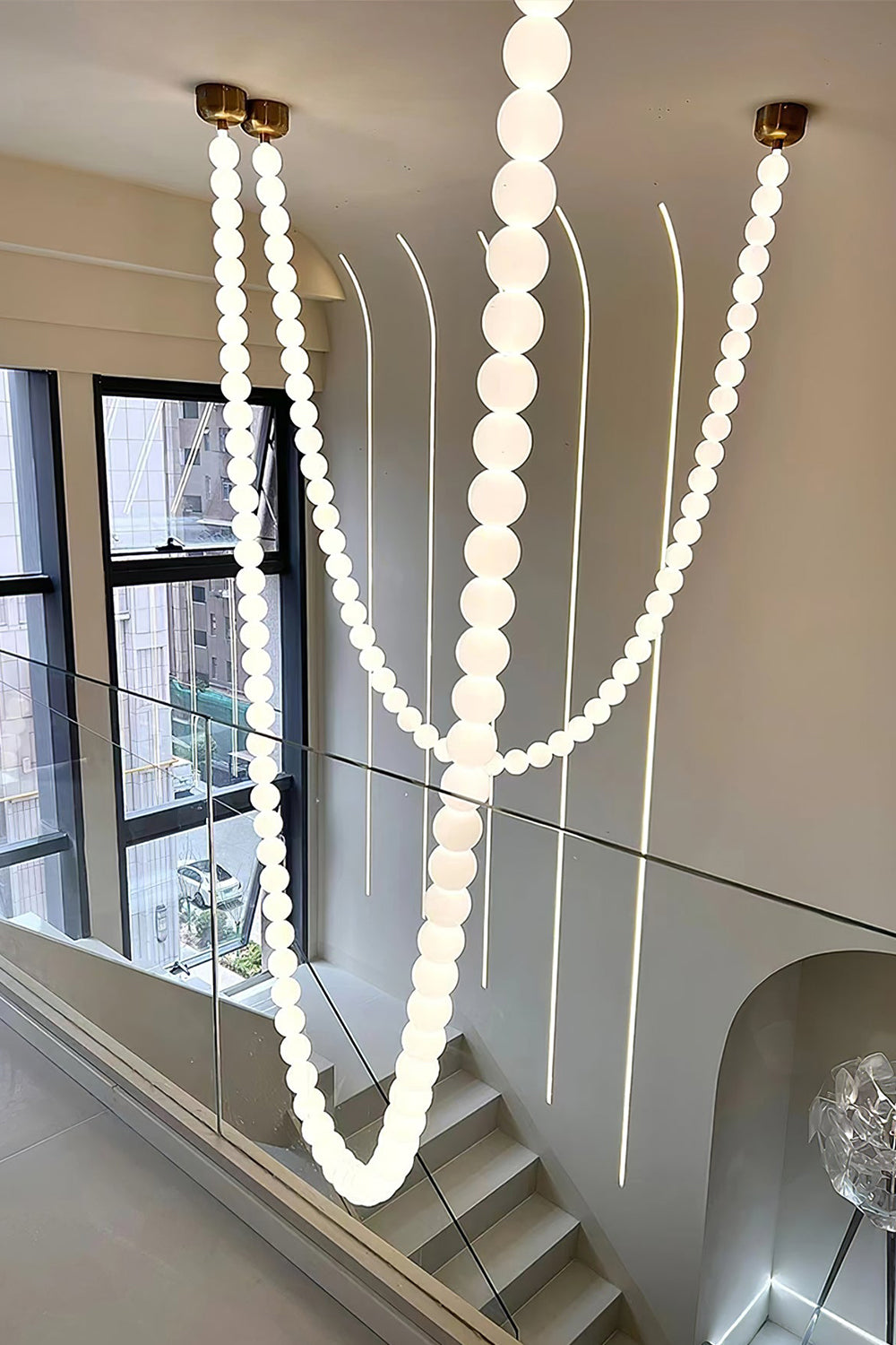 Pearl Necklace Chandelier