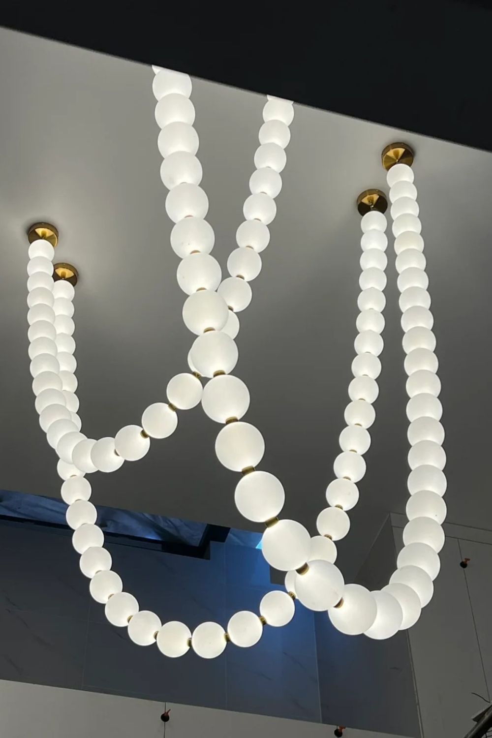 Pearl Necklace Chandelier 12cm