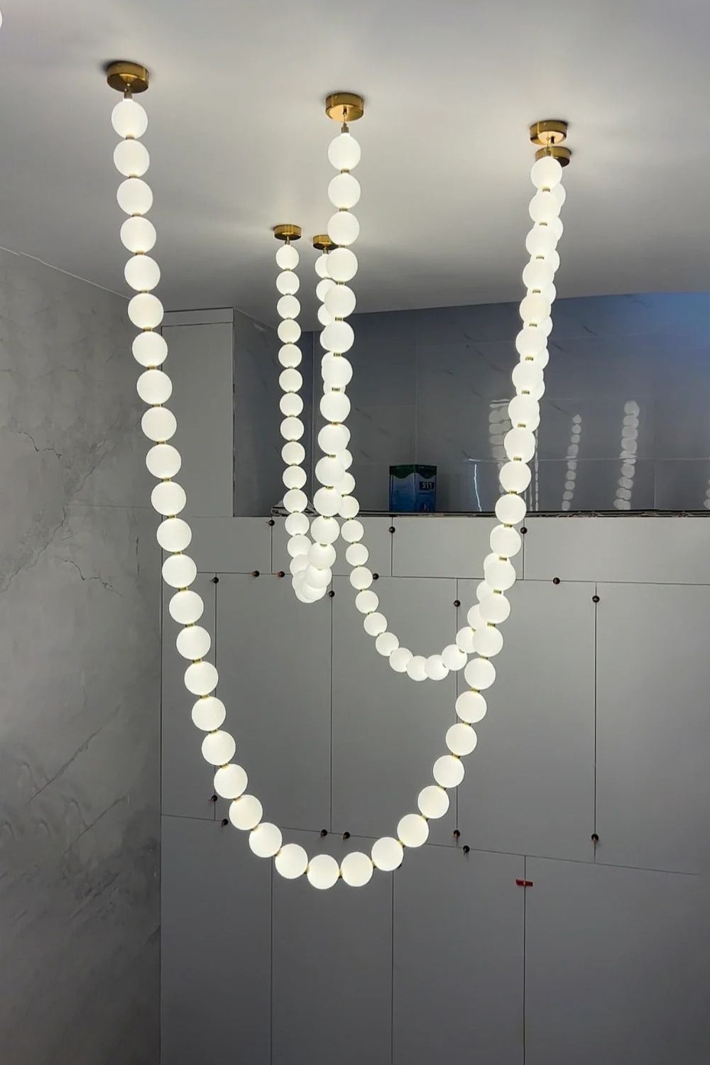 Pearl Necklace Chandelier 12cm