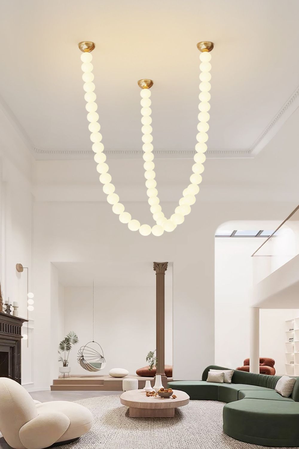 Pearl Necklace Chandelier 12cm