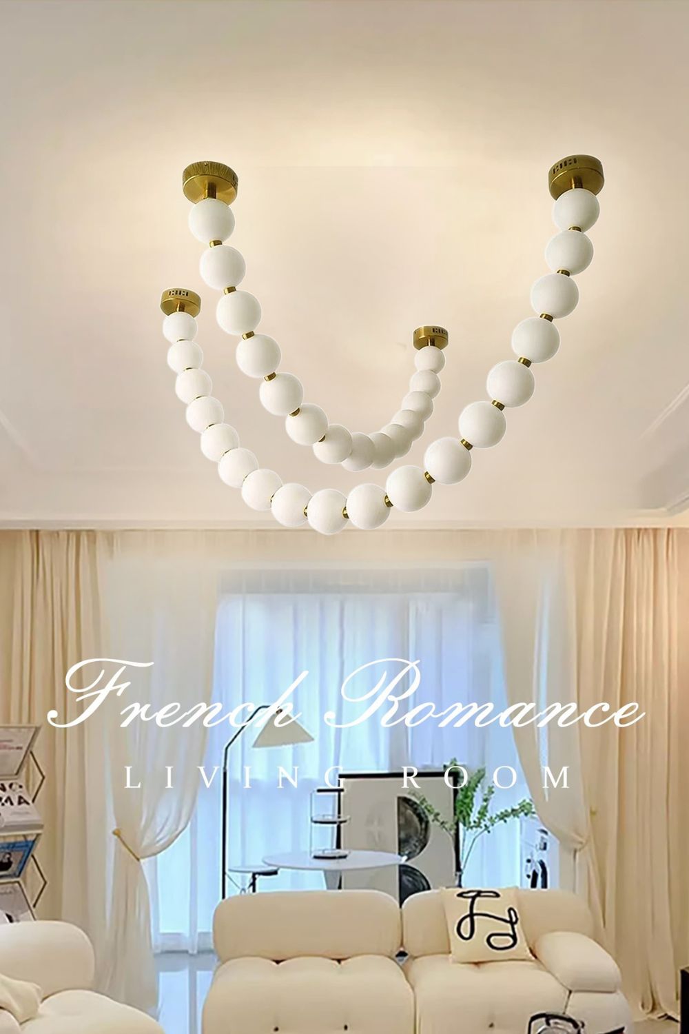 Pearl Necklace Chandelier 12cm