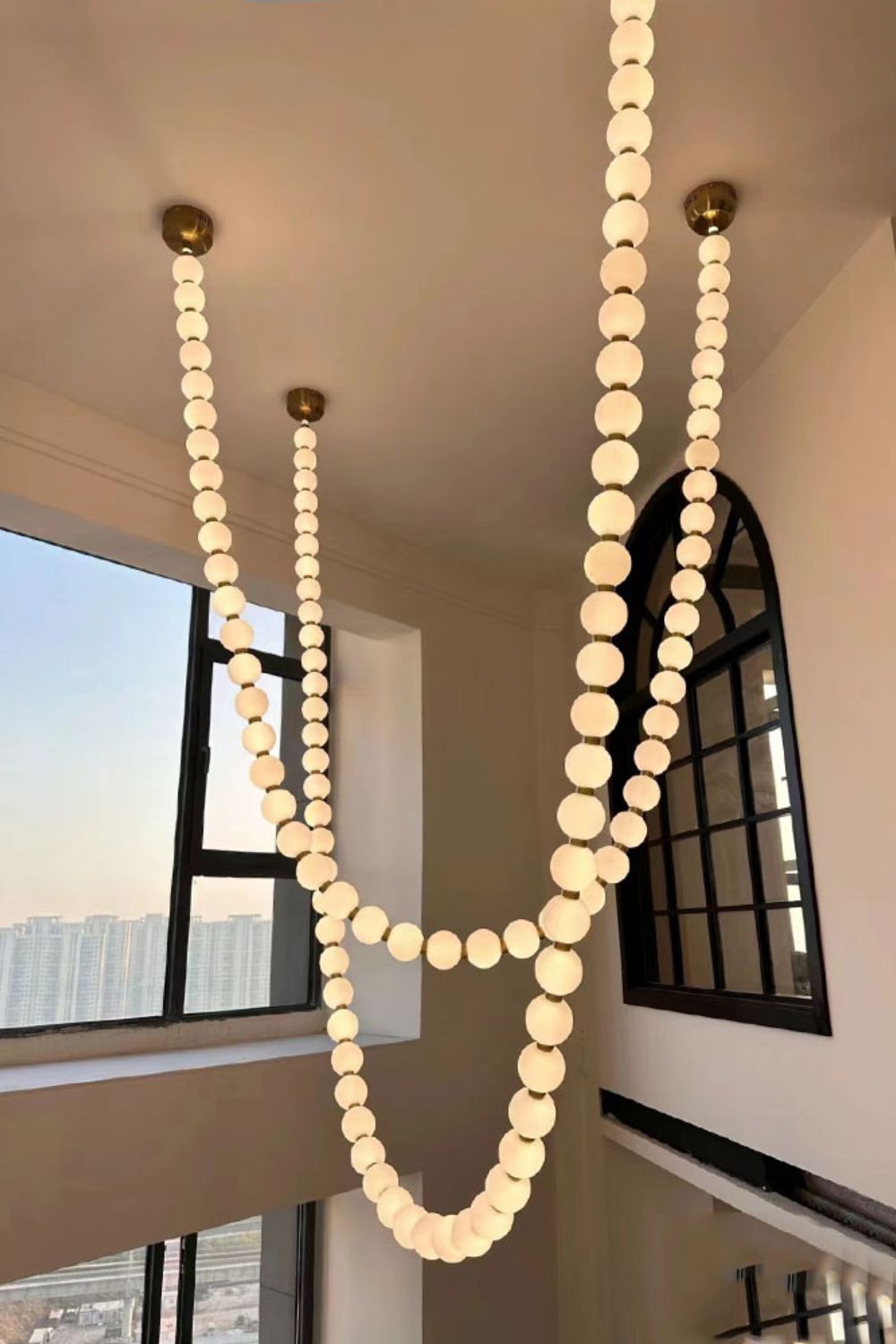 Pearl Necklace Chandelier