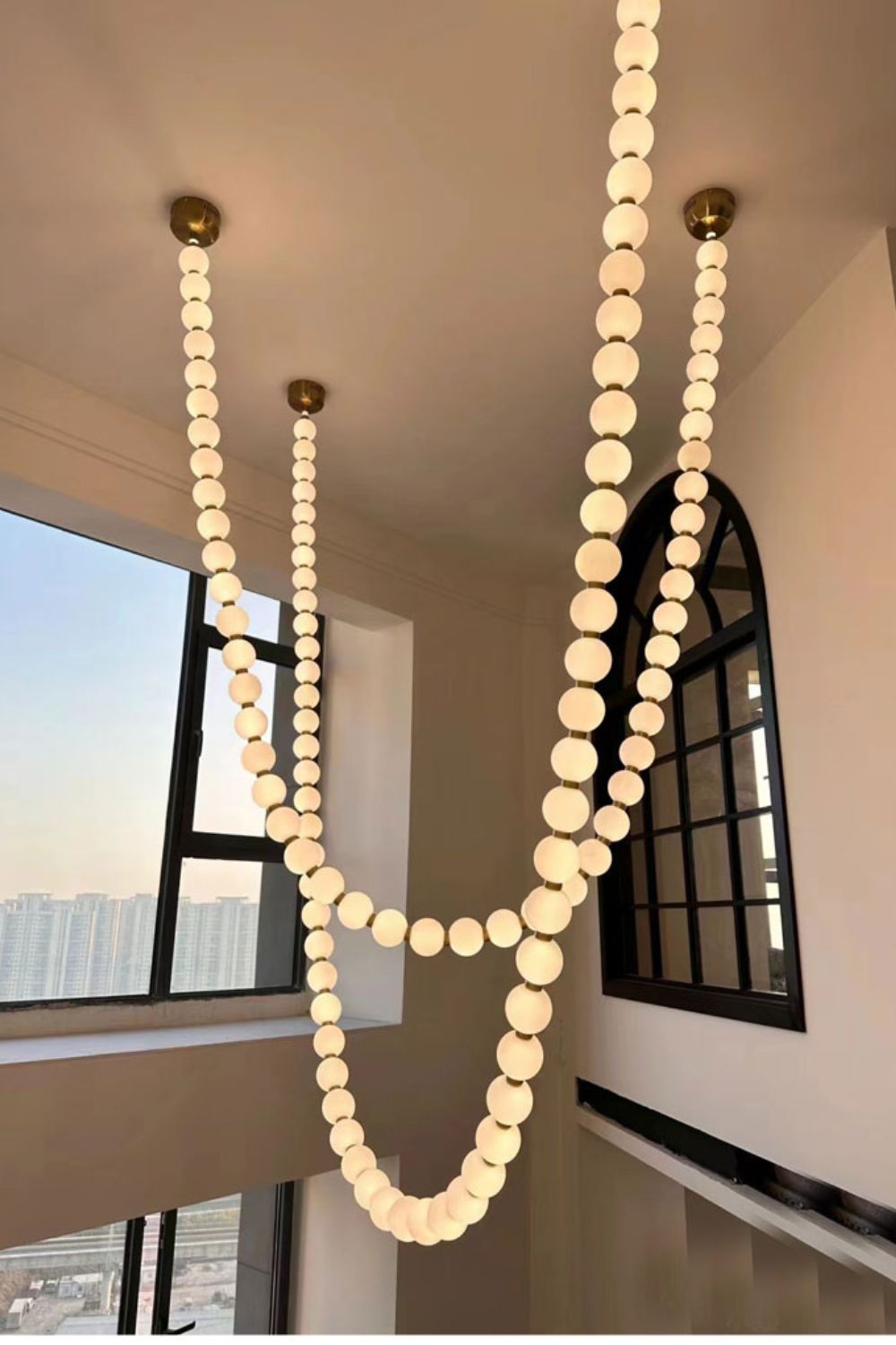 Pearl Necklace Chandelier 12cm