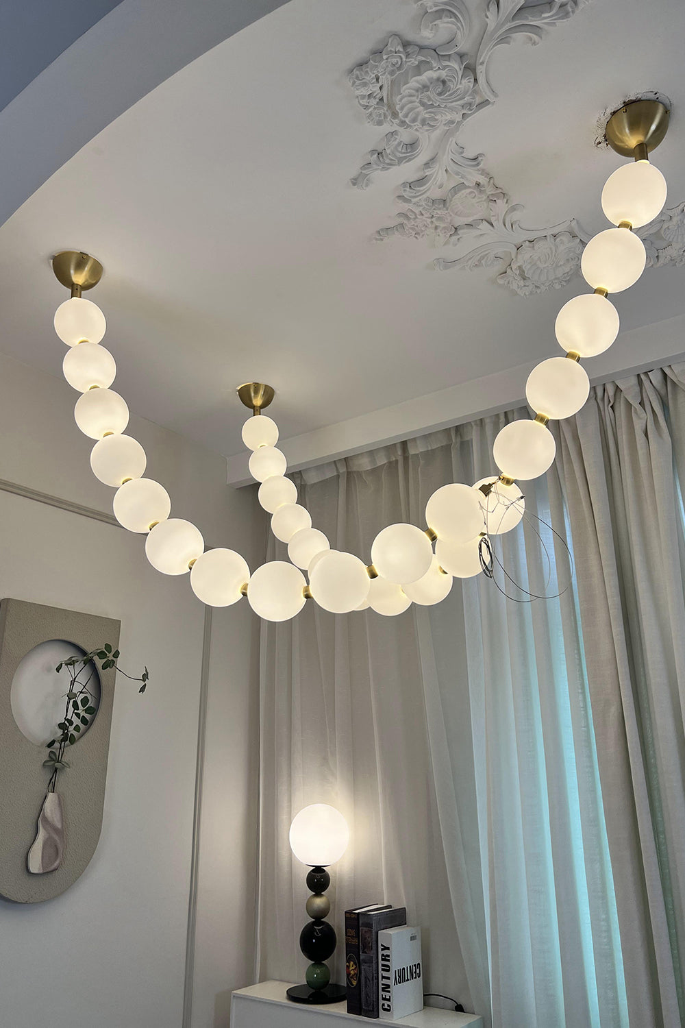 Pearl Necklace Chandelier 12cm