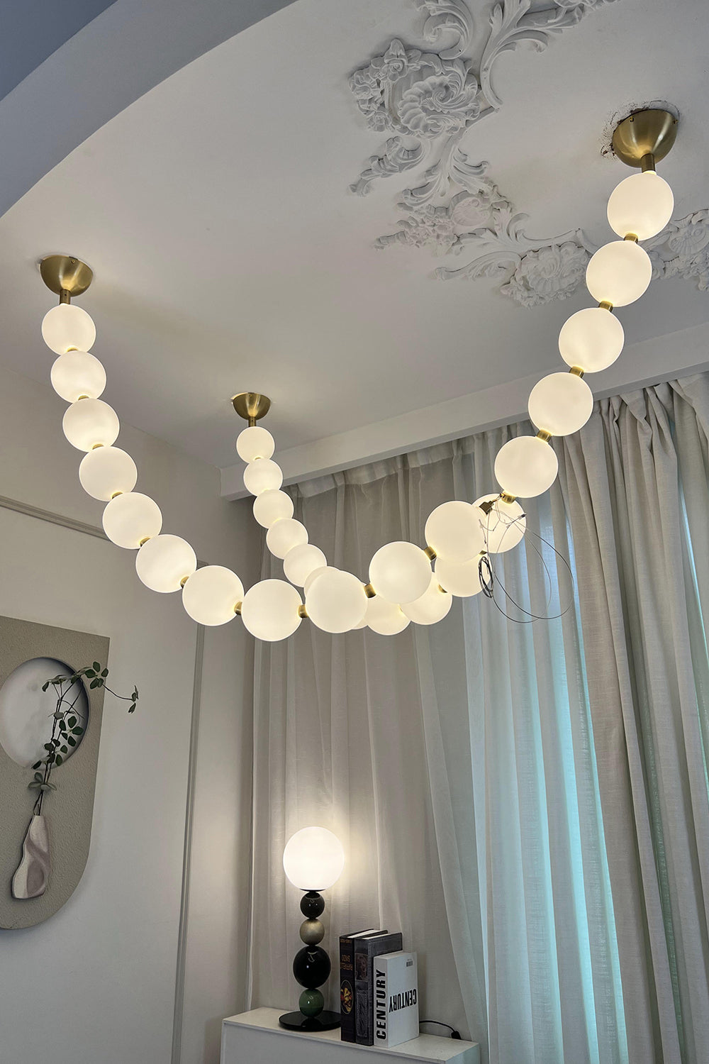 Pearl Necklace Chandelier 12cm