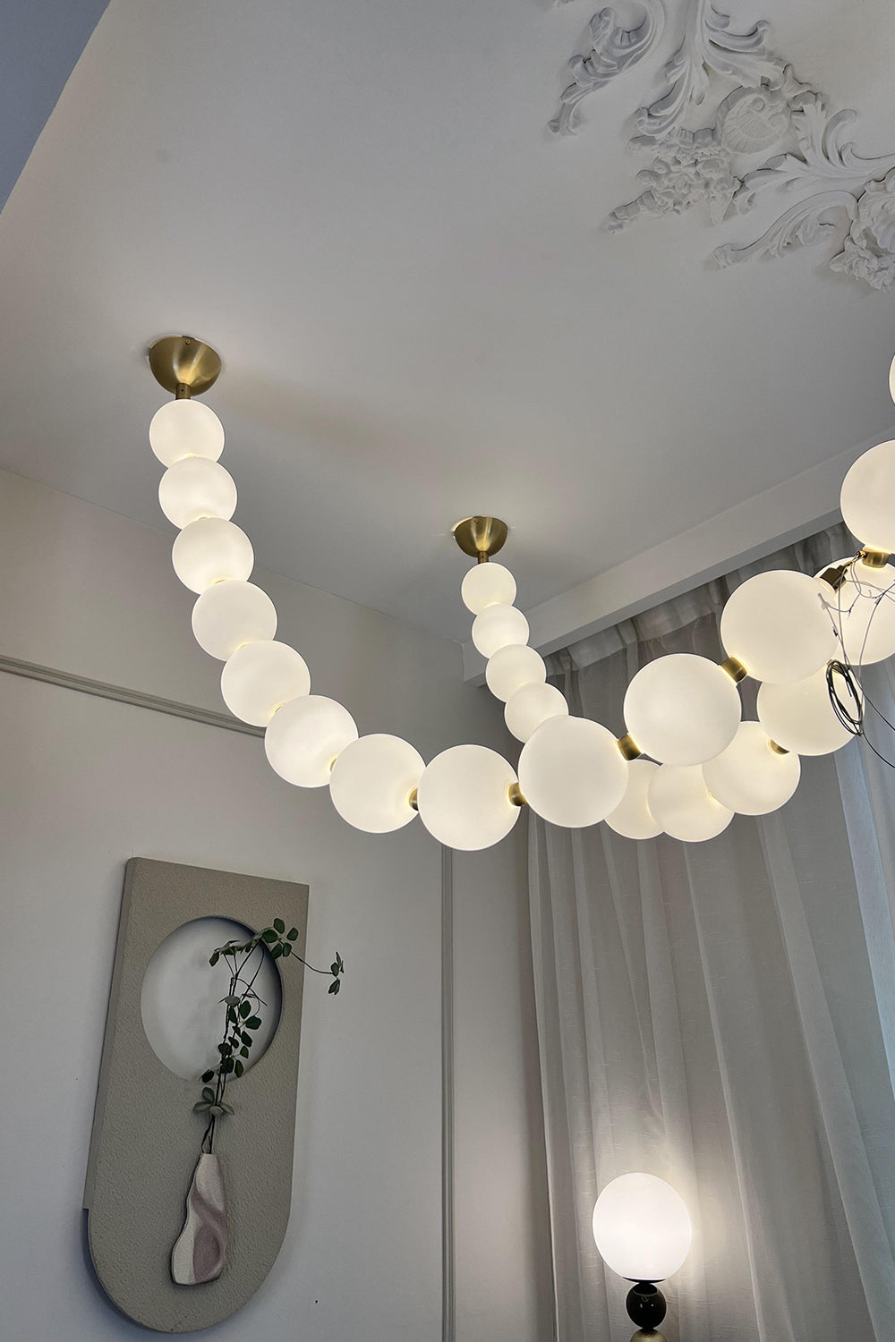 Pearl Necklace Chandelier 12cm