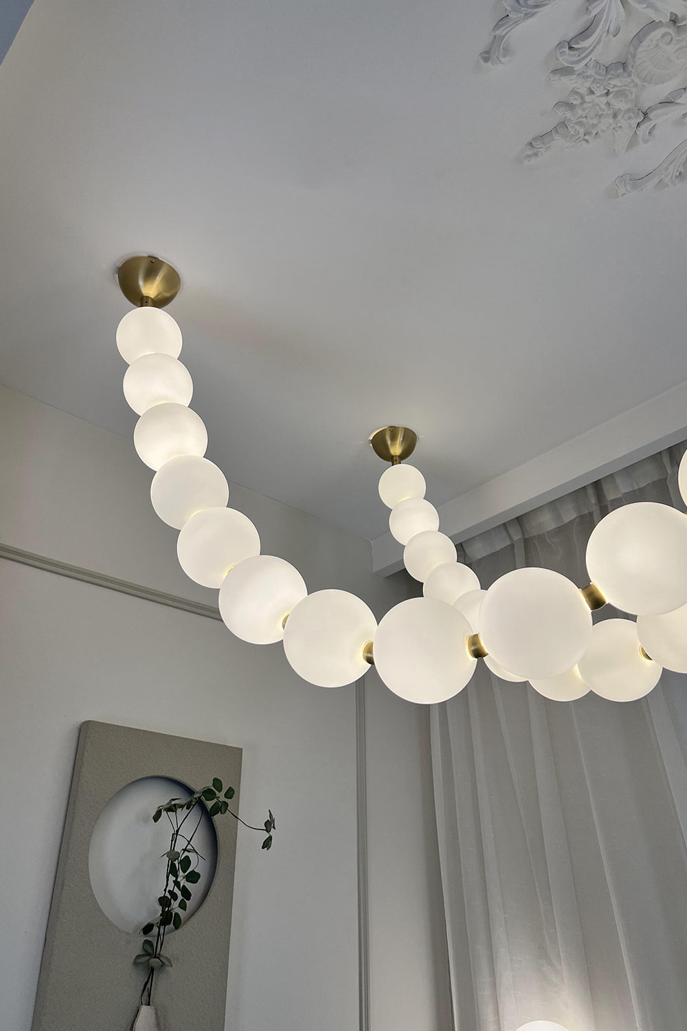 Pearl Necklace Chandelier 12cm