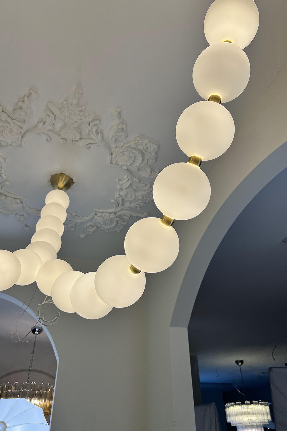 Pearl Necklace Chandelier 12cm