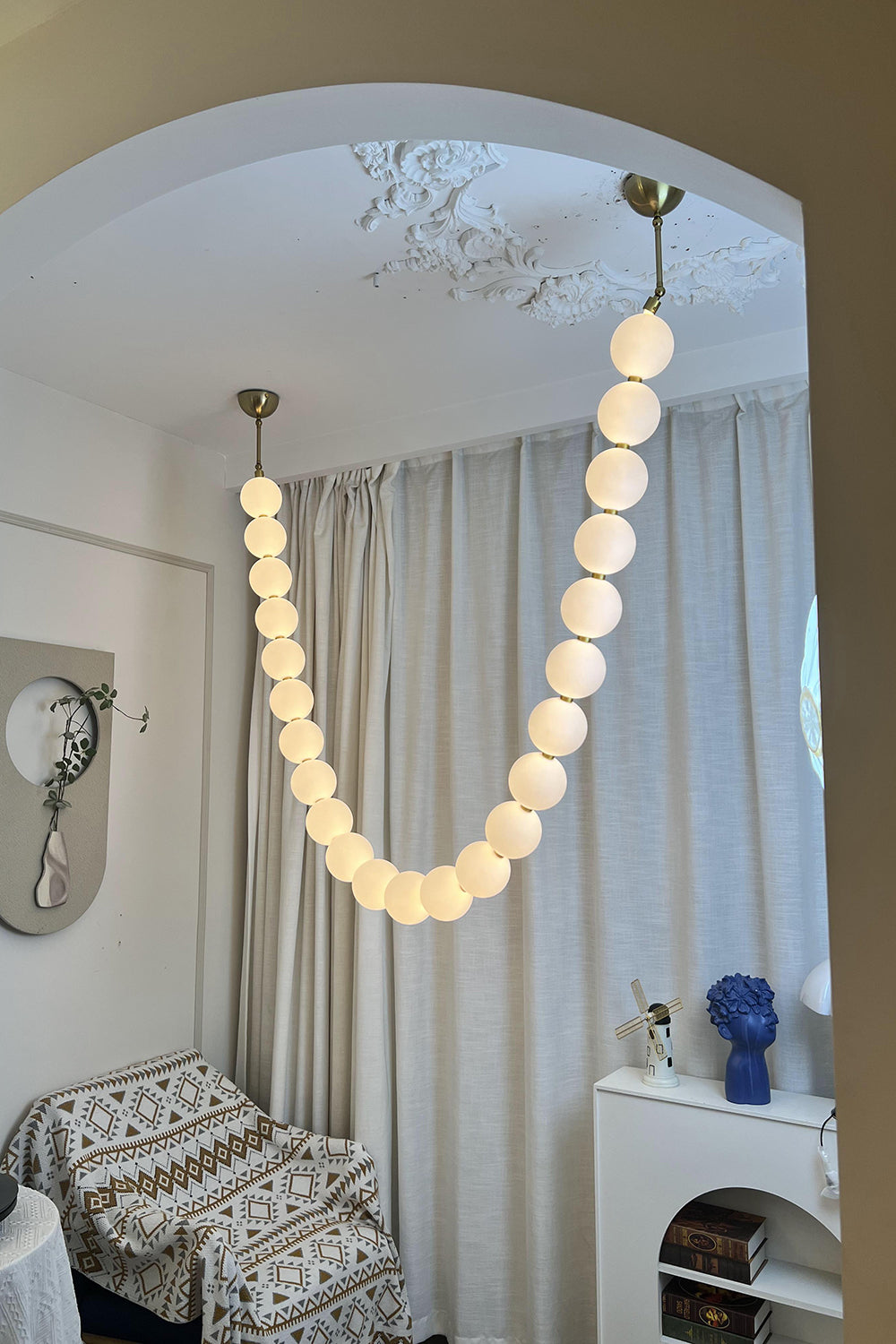 Pearl Necklace Chandelier