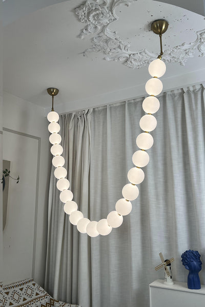 Pearl Necklace Chandelier