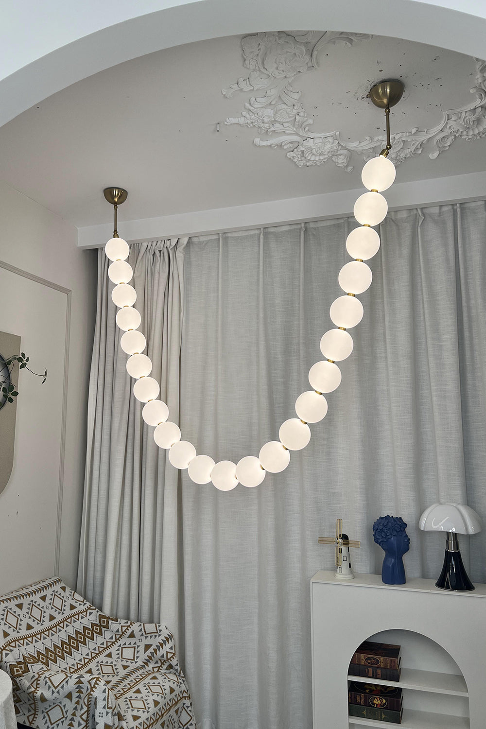 Pearl Necklace Chandelier