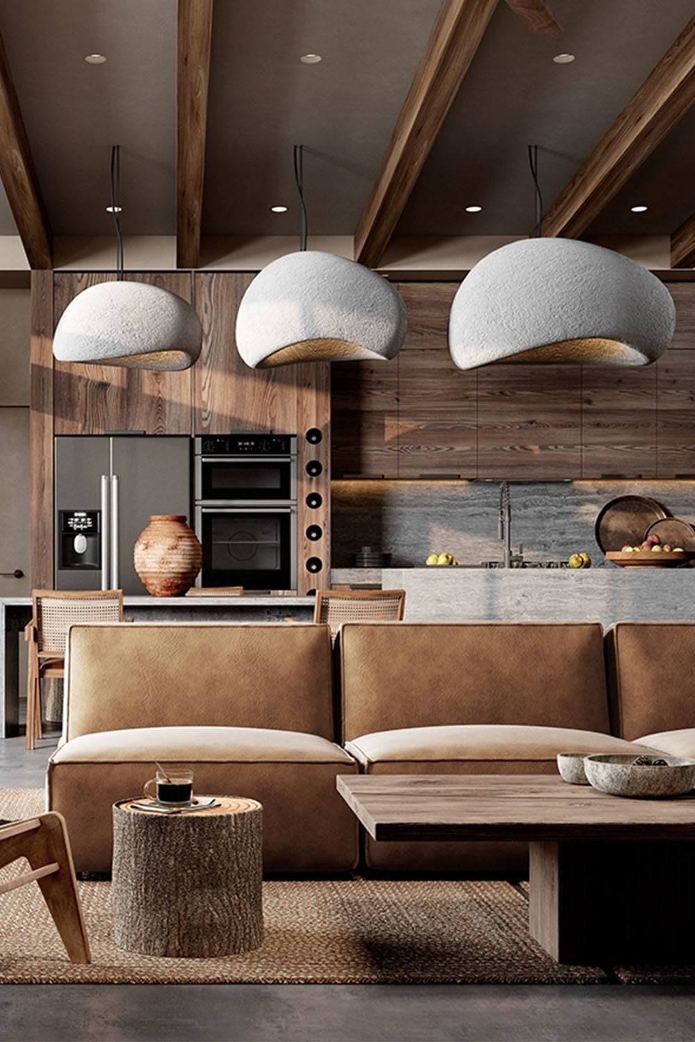 Pebblestone Pendant Light