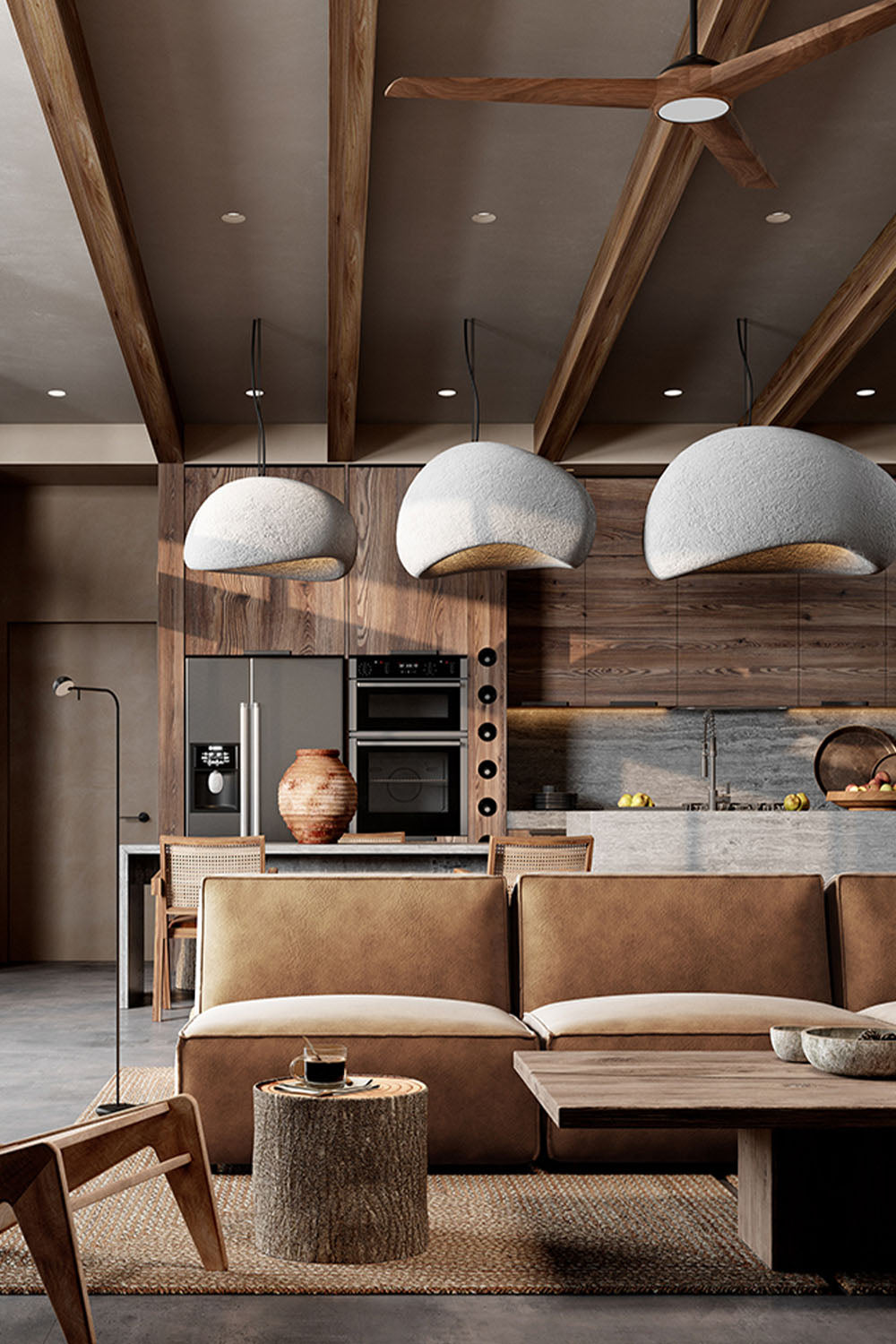Pebblestone Pendant Light