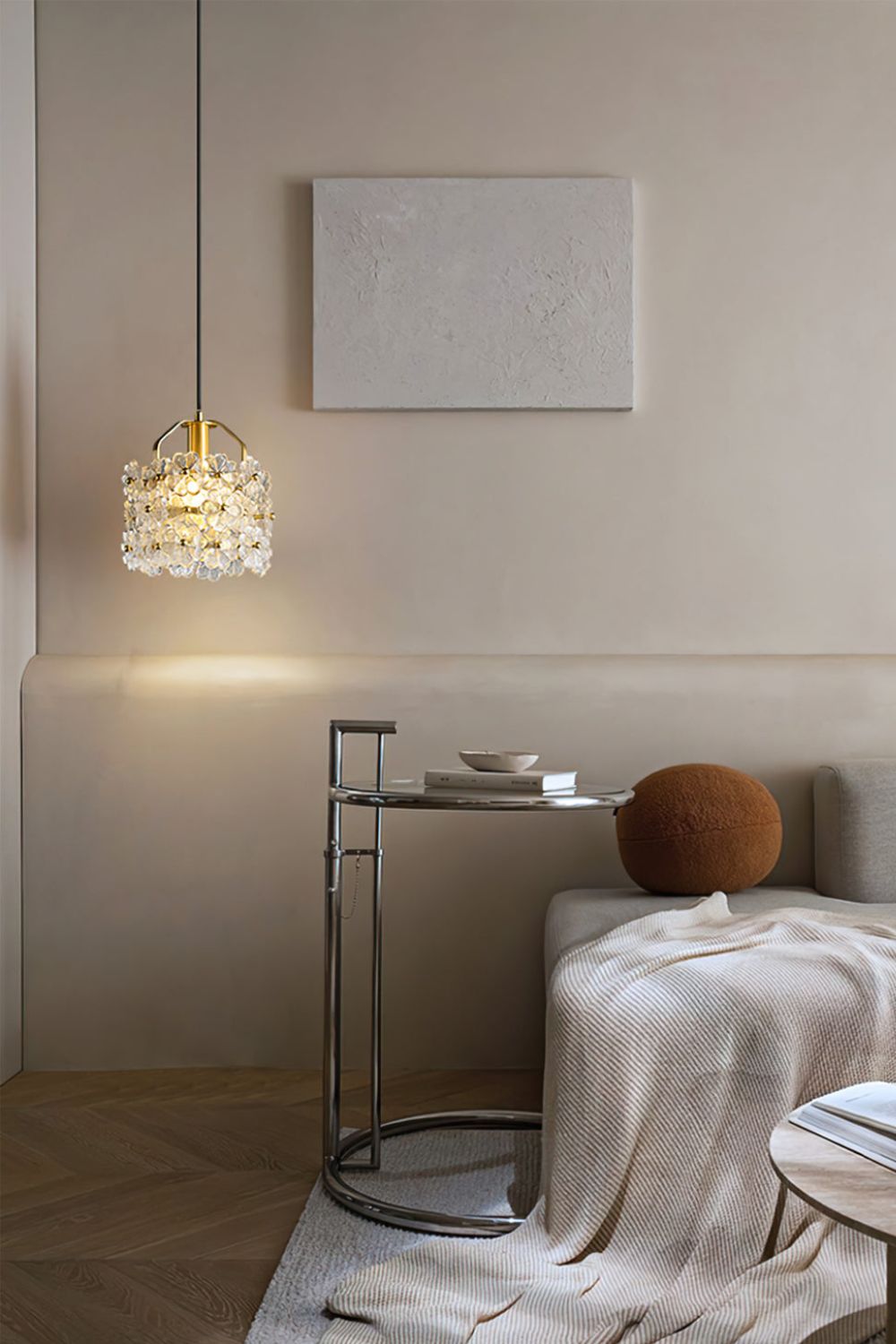 Petit Floral Glass Pendant Lamp - SamuLighting