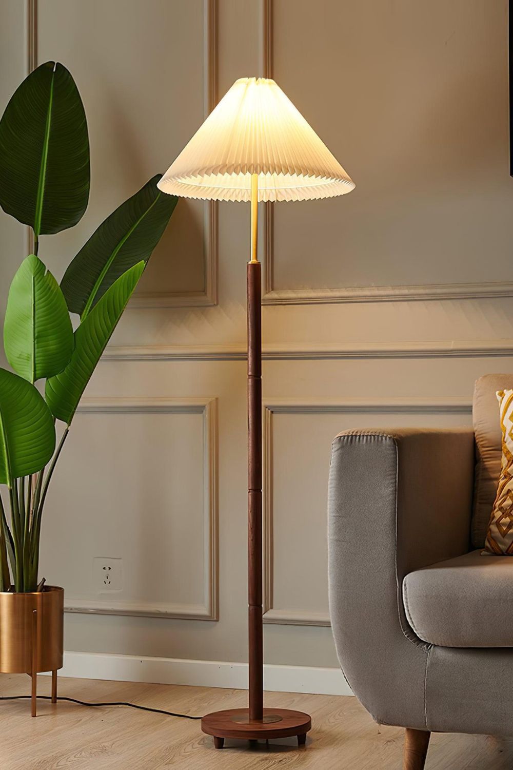 Pleated Floor Lamp - SamuLighting