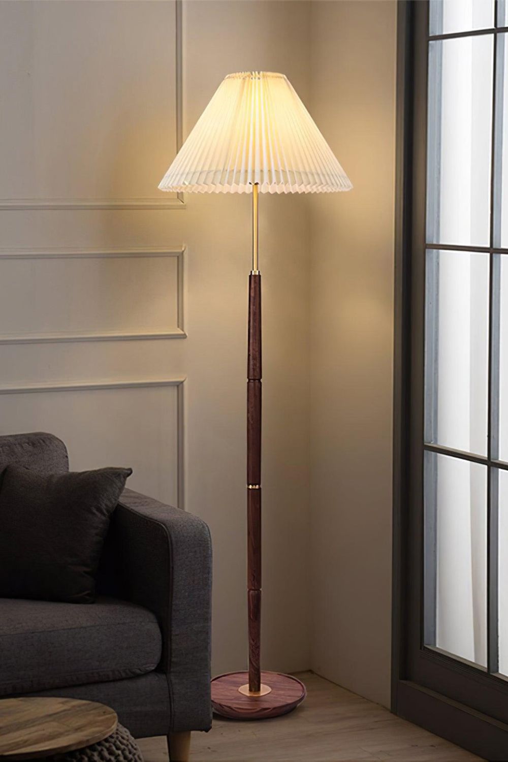 Pleated Floor Lamp - SamuLighting