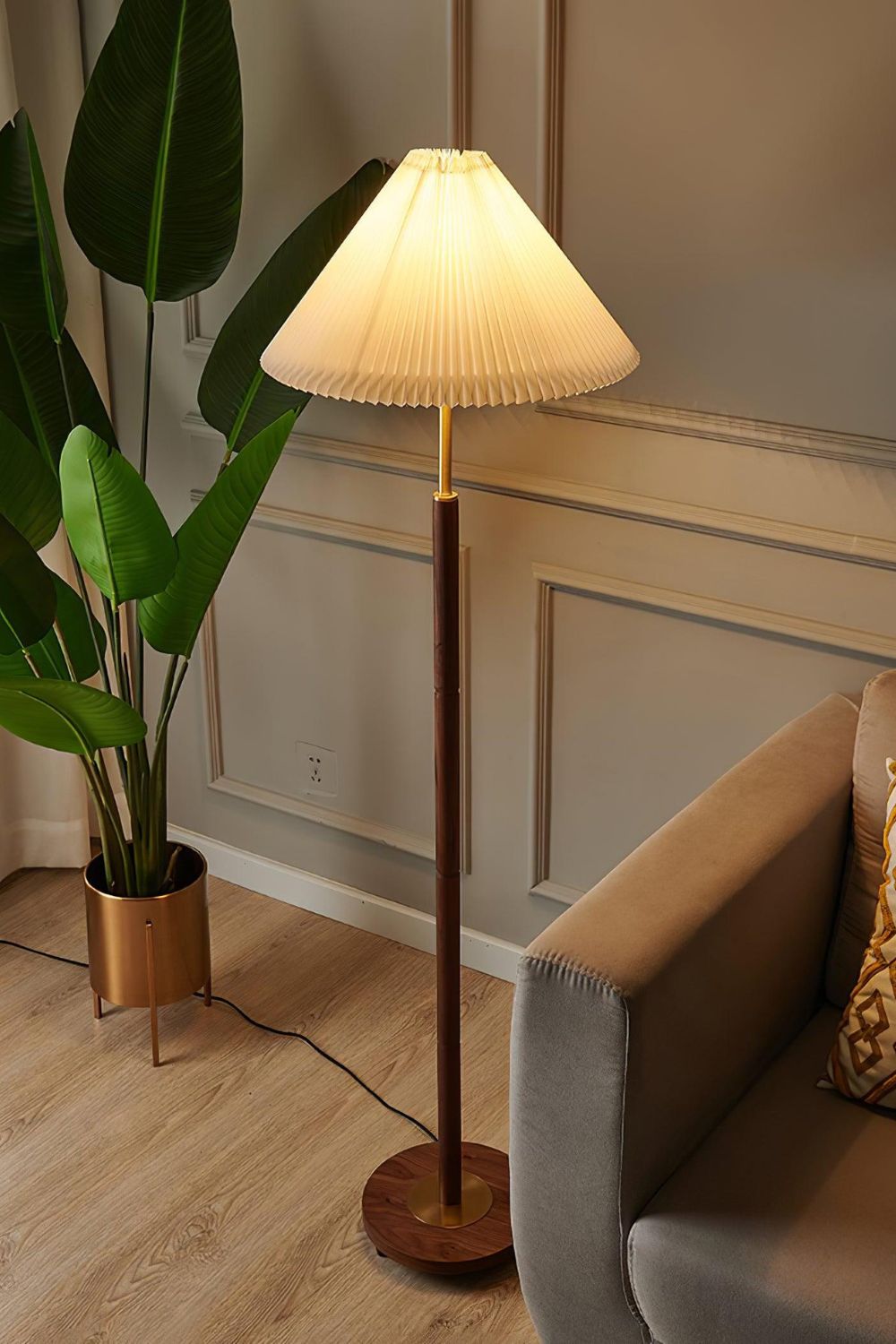 Pleated Floor Lamp - SamuLighting